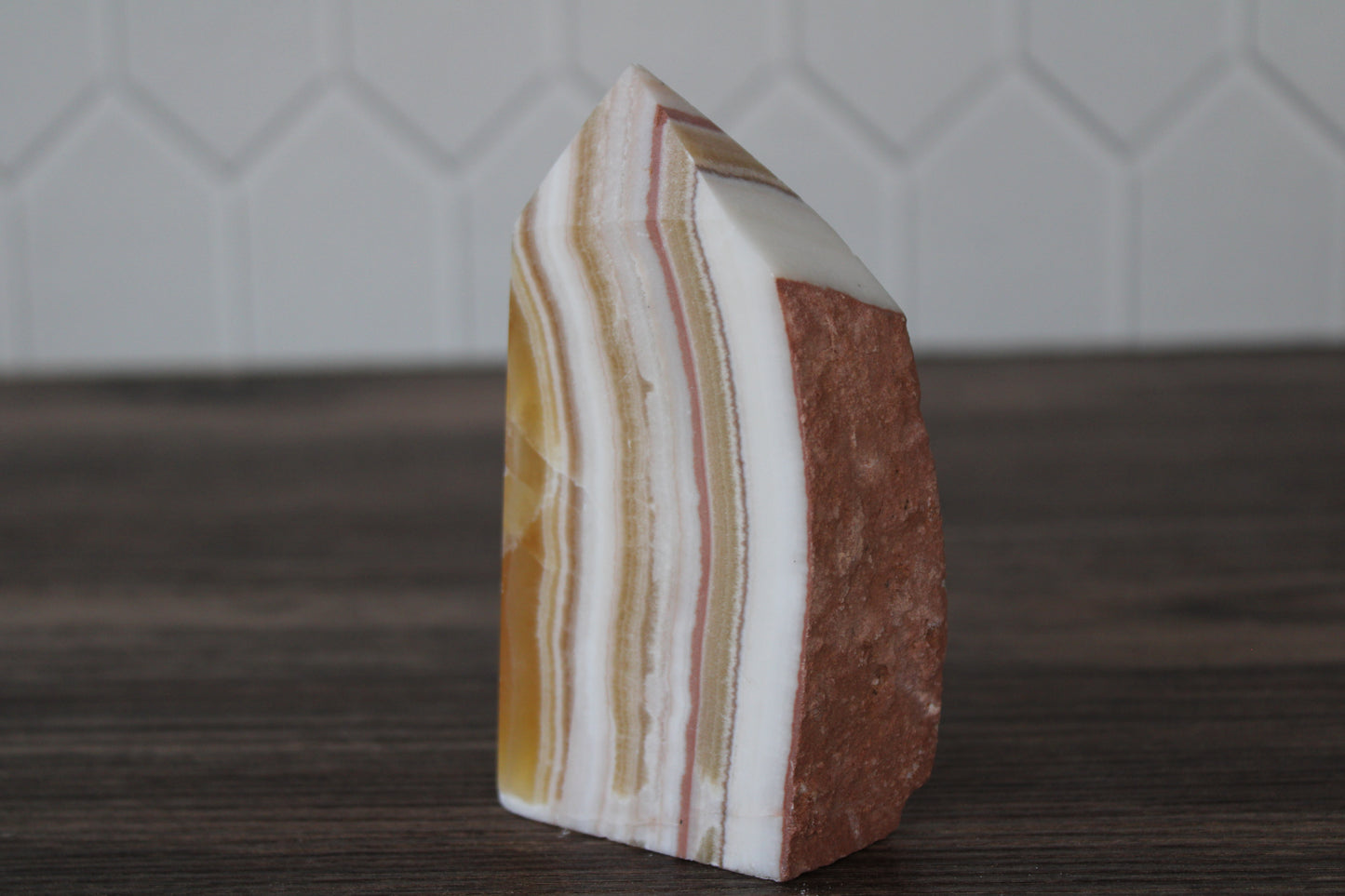 Orange Calcite Tower