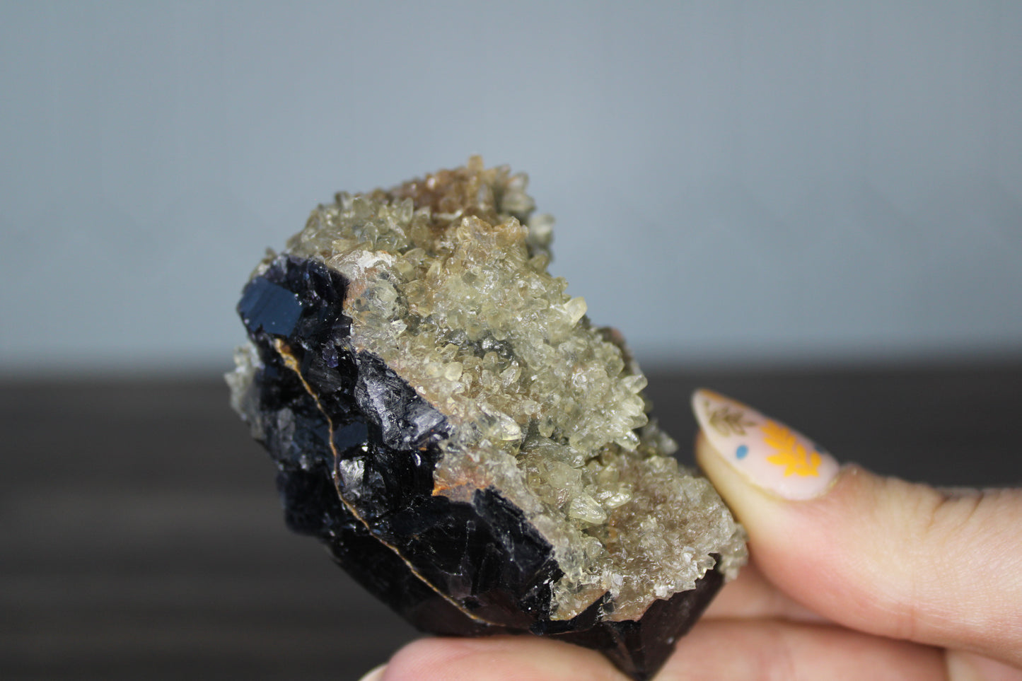 Black Fluorite- Raw Crystal