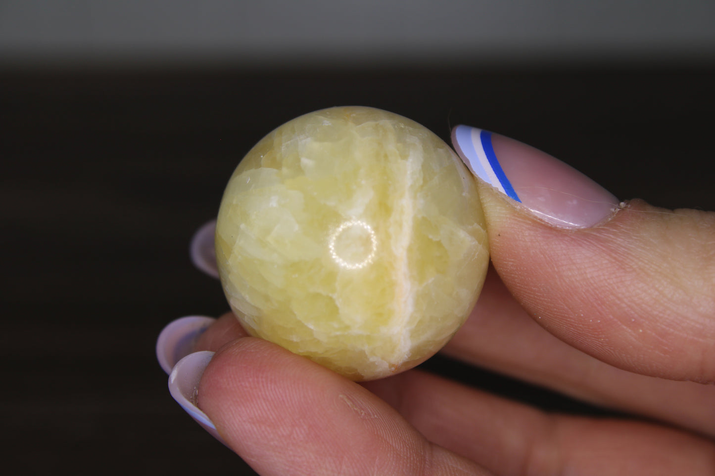 Orange Calcite Sphere