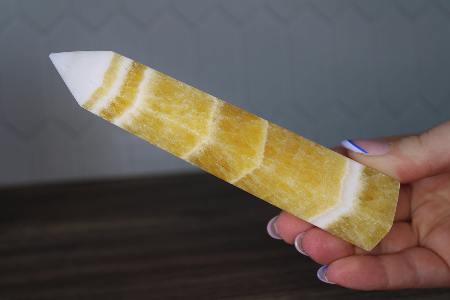 Orange Calcite Tower