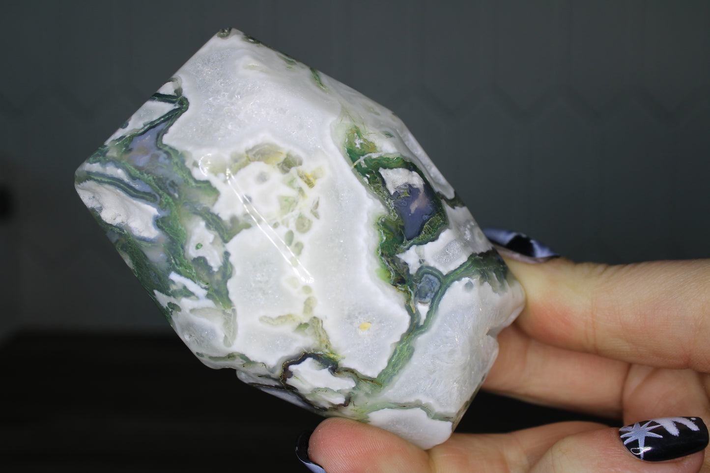 Moss Agate Dish Soap