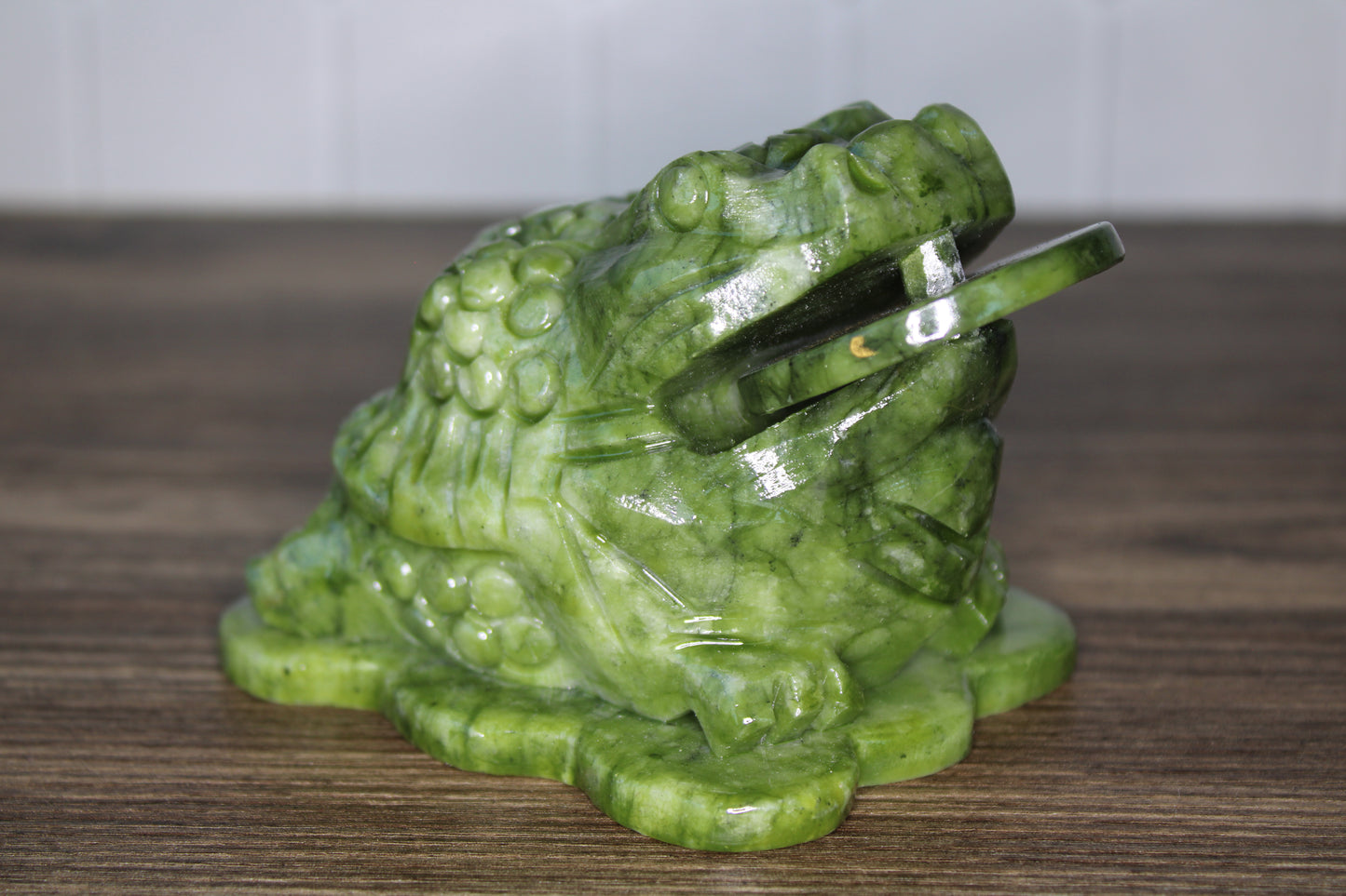 Green Jade Money Frog