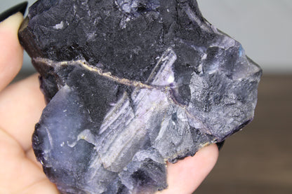 Black Flourite - Raw Crystal