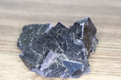 Black Flourite - Raw Crystal