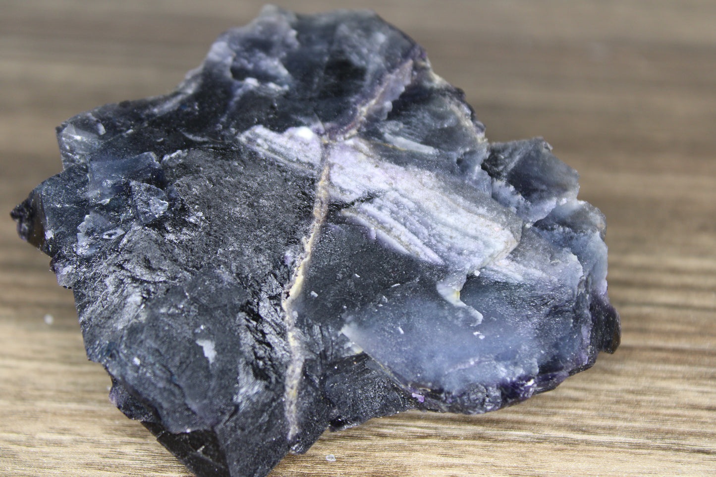 Black Flourite - Raw Crystal