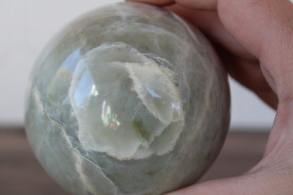 Green Moonstone Sphere