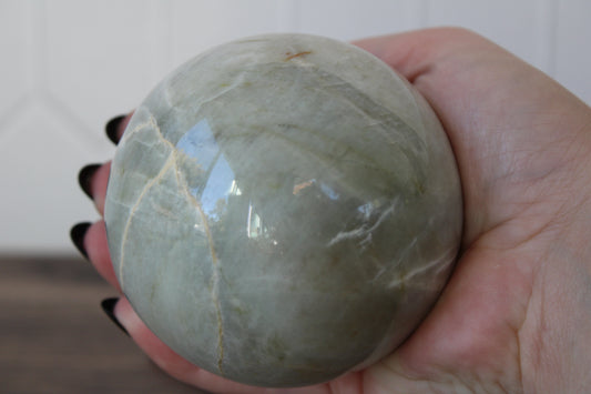 Green Moonstone Sphere