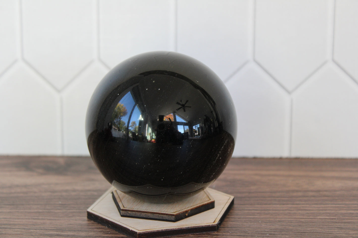 Gold Sheen Obsidian Sphere