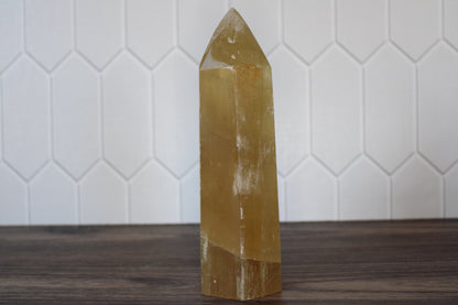 Orange Calcite Tower