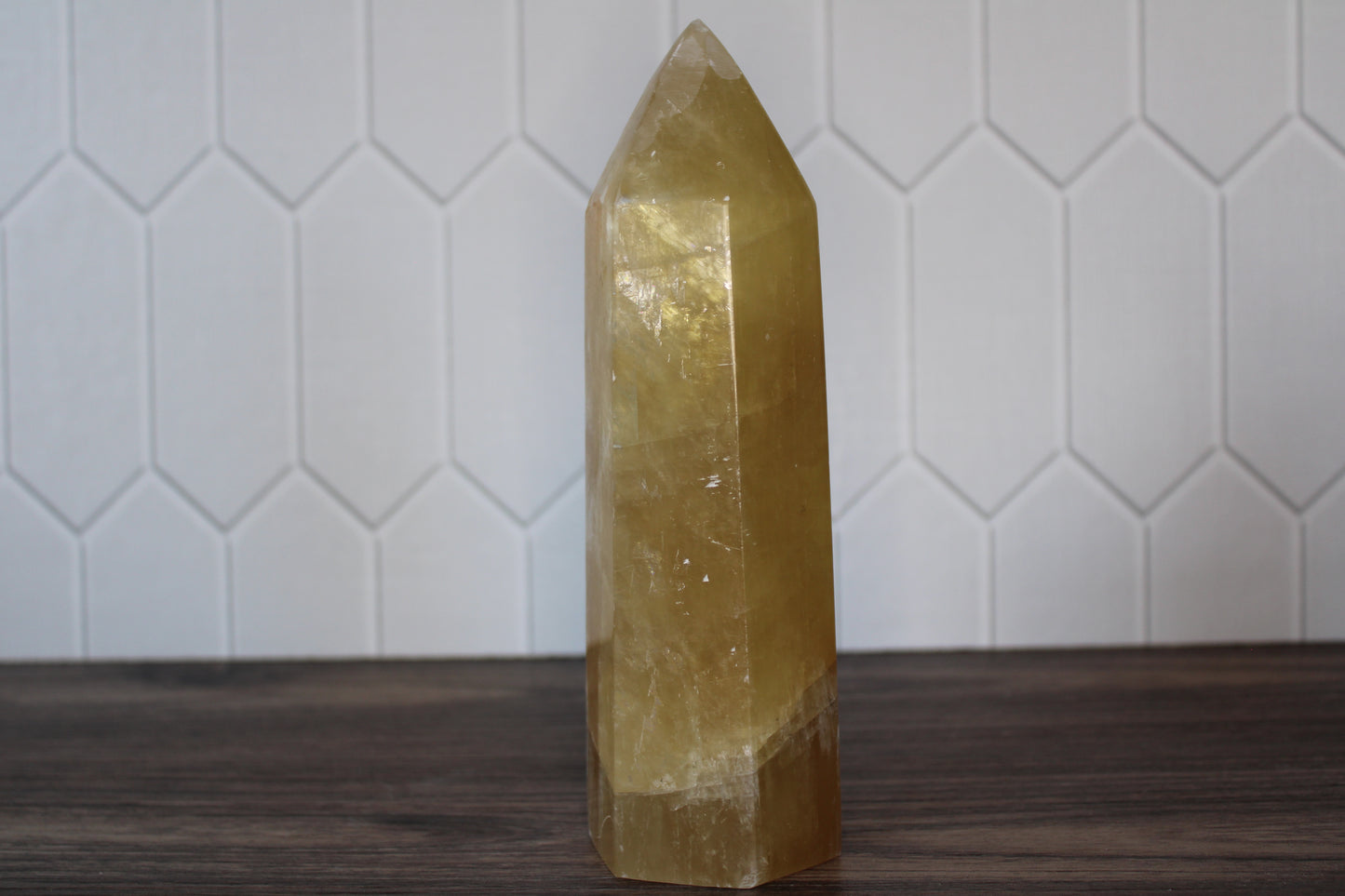 Orange Calcite Tower