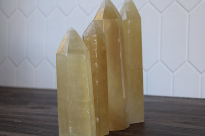 Orange Calcite Tower