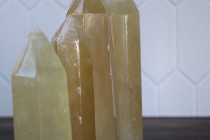 Orange Calcite Tower