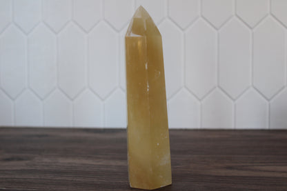 Orange Calcite Tower