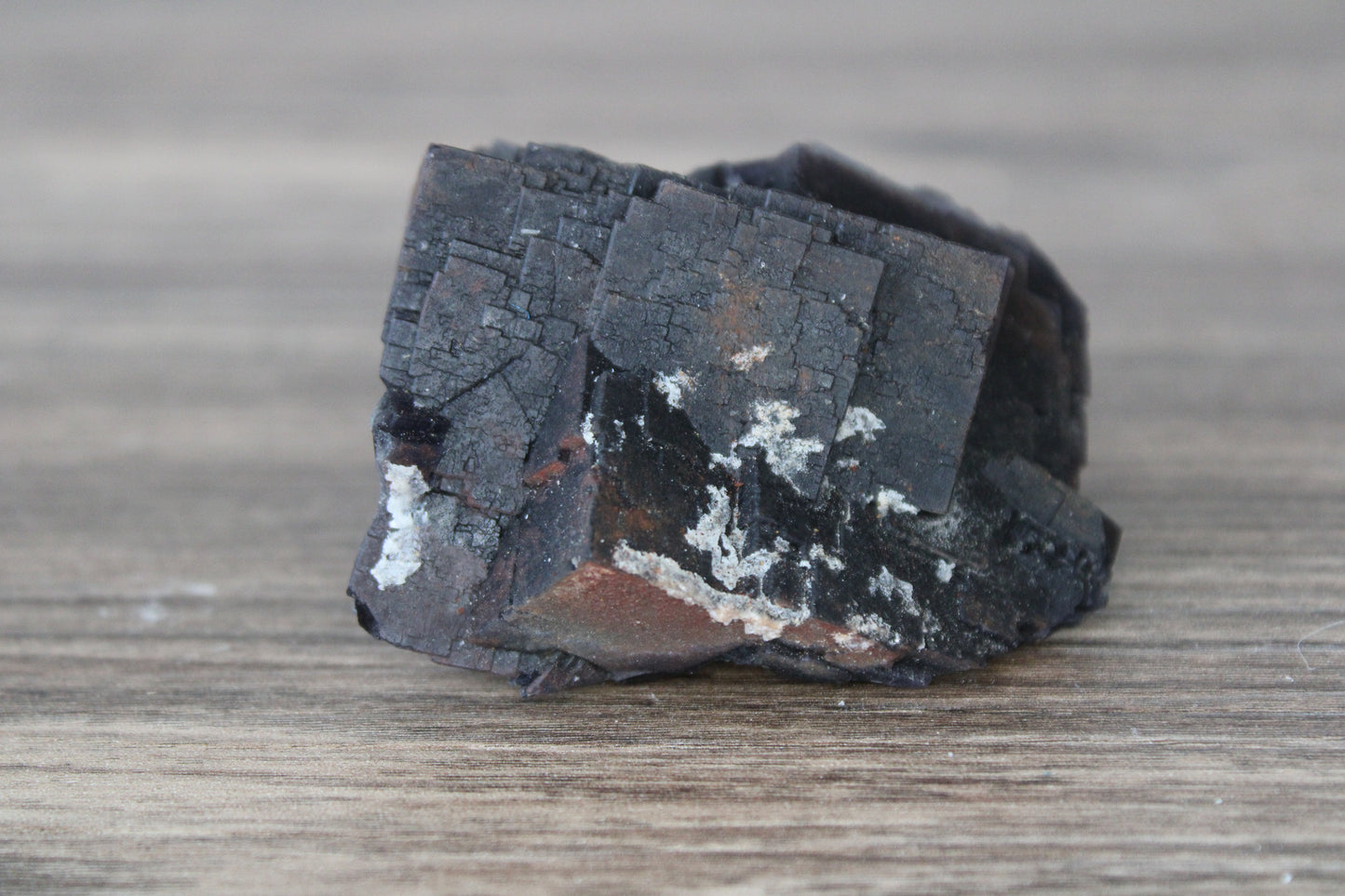 Black Flourite - Raw Crystal