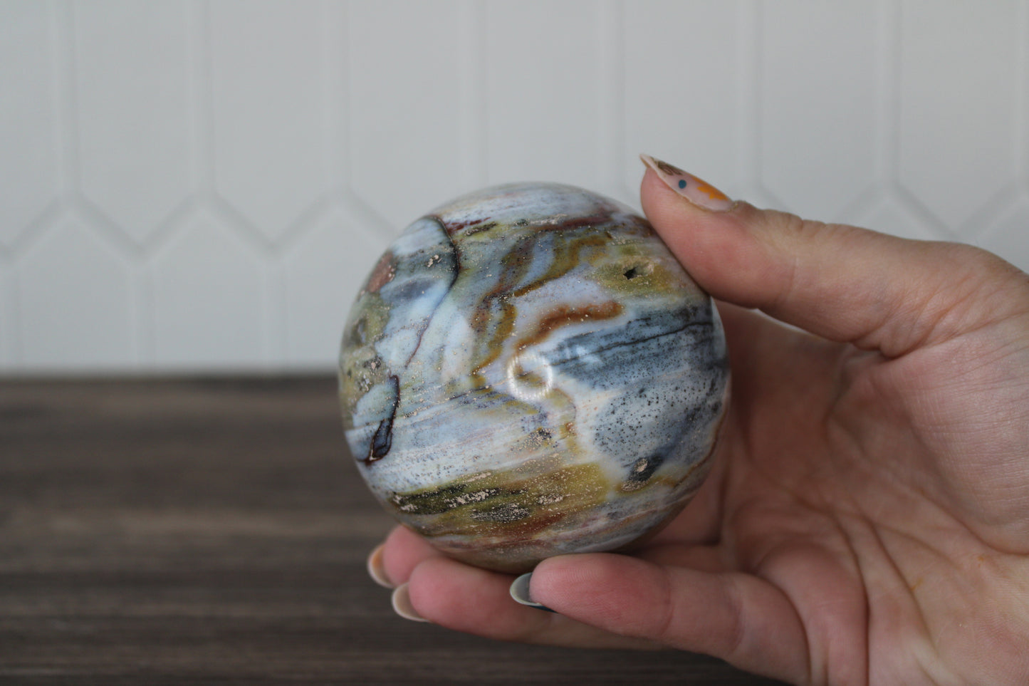 Ocean Jasper Sphere