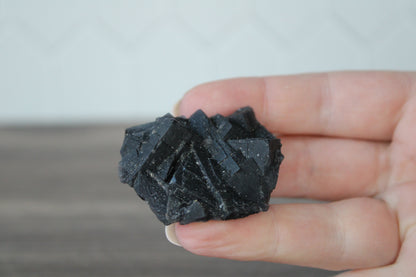 Black Flourite - Raw Crystal