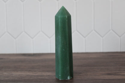 Green Strawberry Quartz Tower