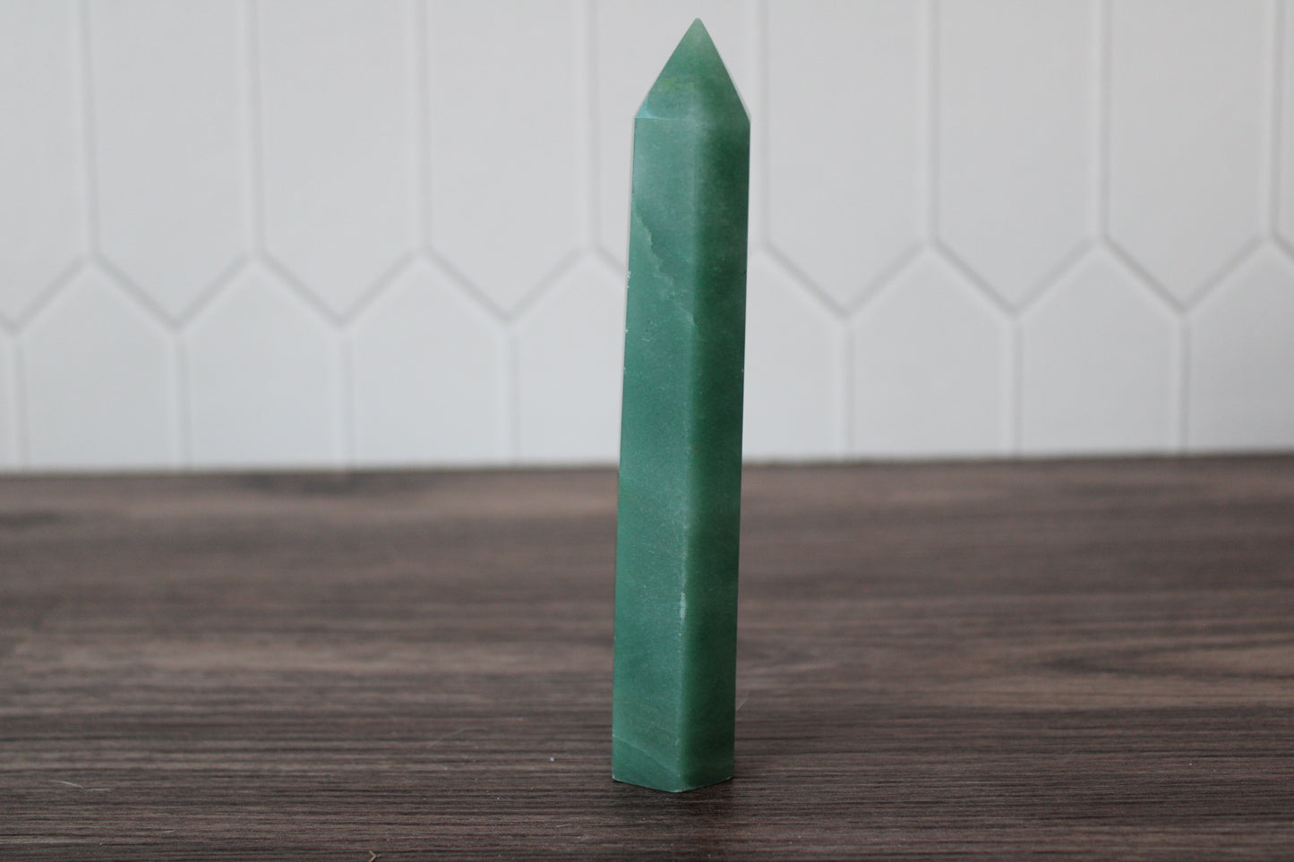 Green Strawberry Quartz Tower