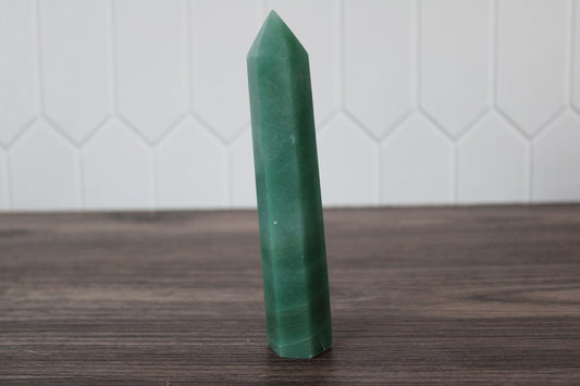 Green Strawberry Quartz Tower