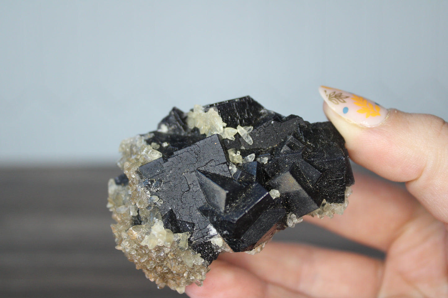 Black Flourite - Raw Crystal