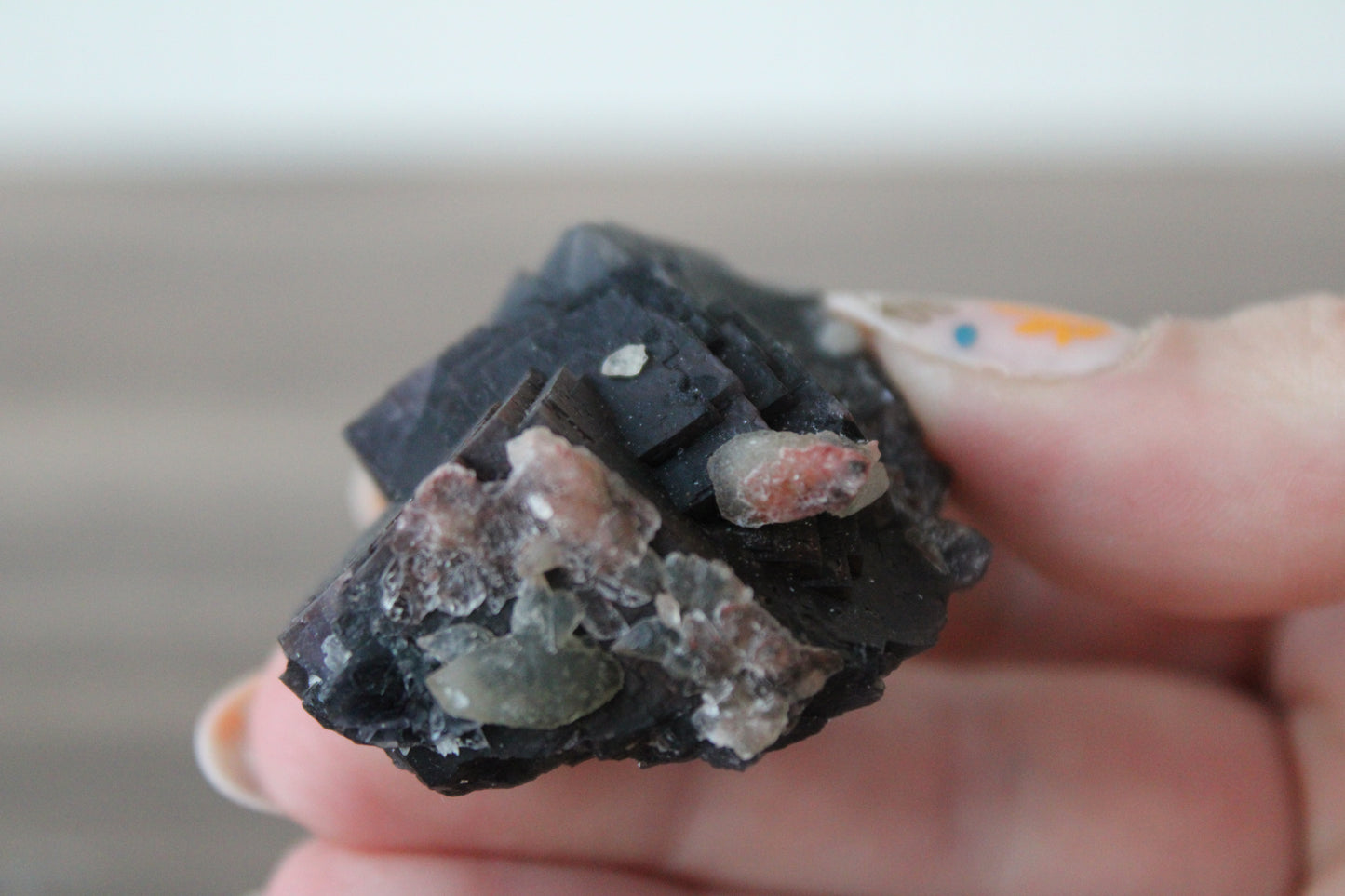 Black Flourite - Raw Crystal