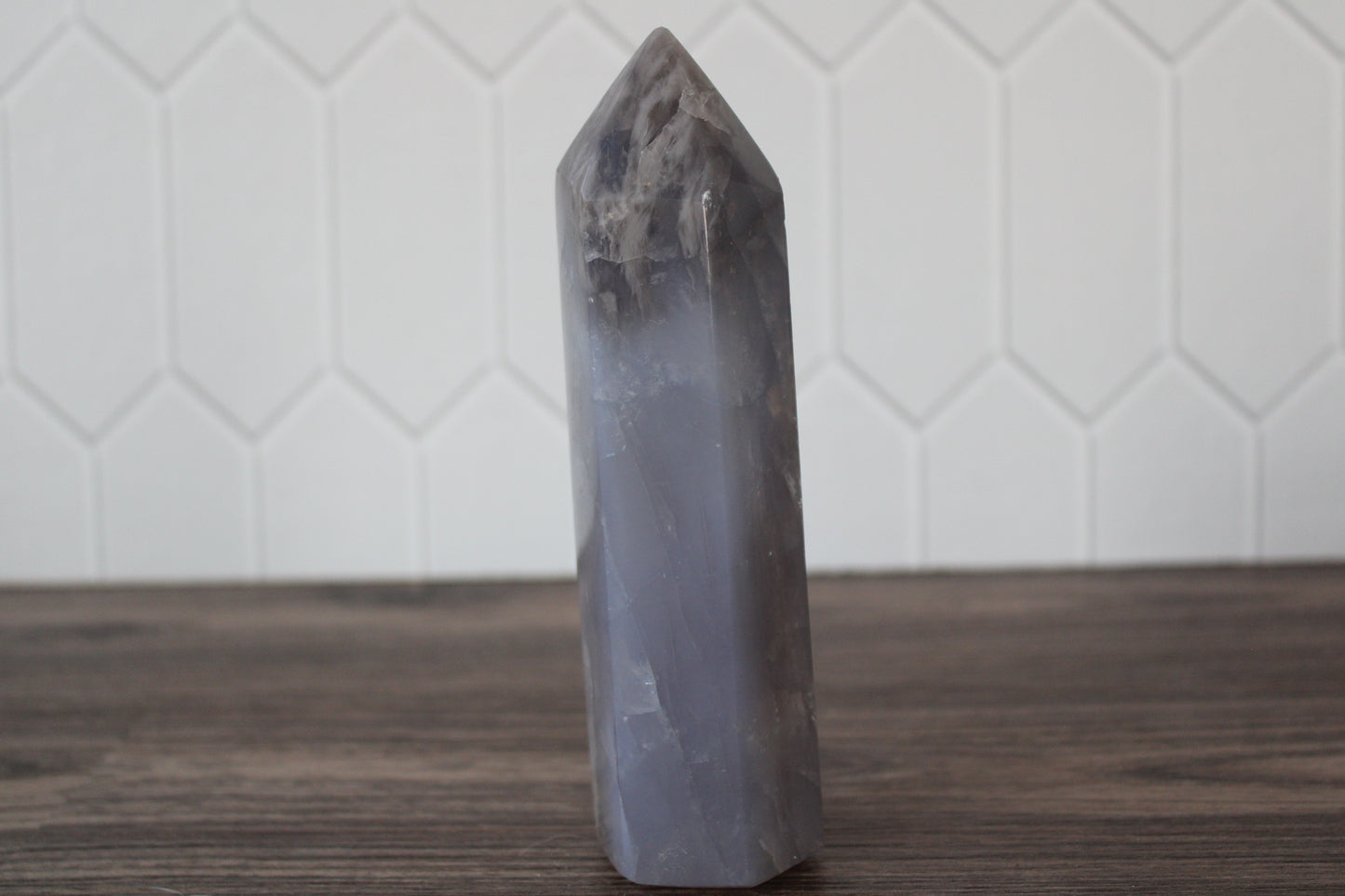 Blue Rose Quartz Tower