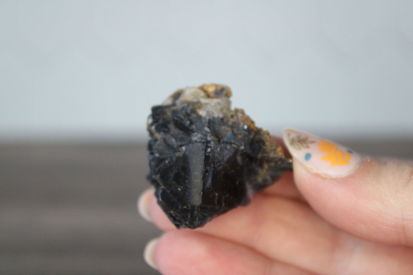 Black Flourite - Raw Crystal