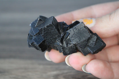 Black Flourite - Raw Crystal