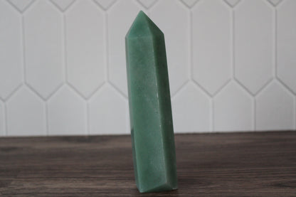 Green Strawberry Quartz Tower