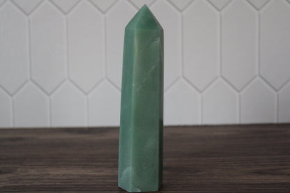 Green Strawberry Quartz Tower