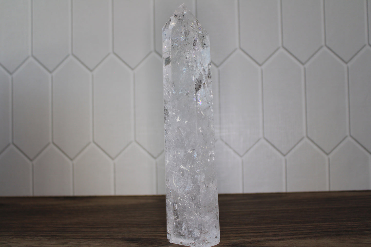 Crackle Quartz Tower