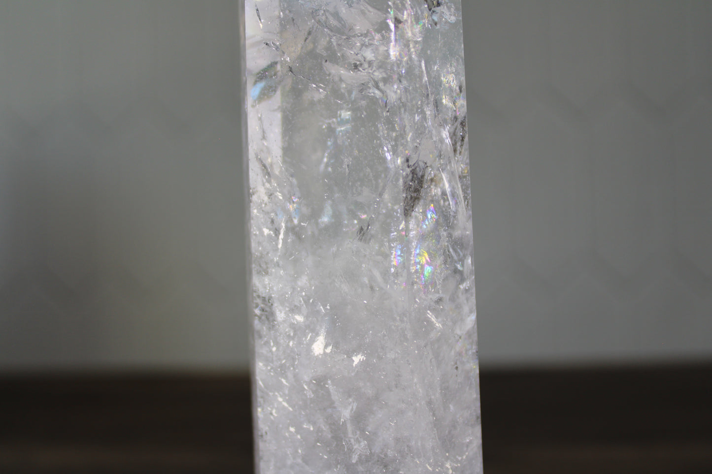 Crackle Quartz Tower