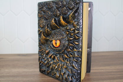 3D Embossed Dragon Eye Journal – Handmade Writing Notebook