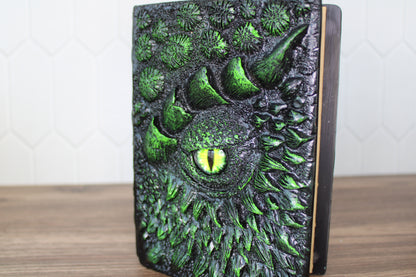 3D Embossed Dragon Eye Journal – Handmade Writing Notebook