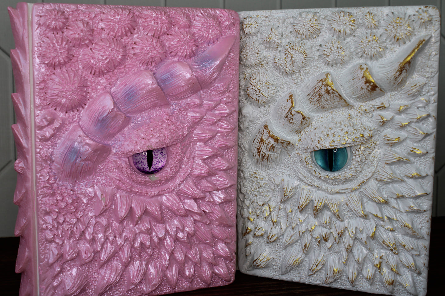 3D Embossed Dragon Eye Journal – Handmade Writing Notebook