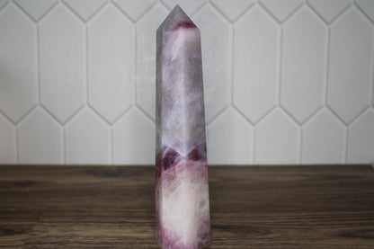 Madagascar Rose Quartz Tower